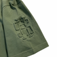 Savage Hearted Logo Embossed Premium Shirt (Army Green)