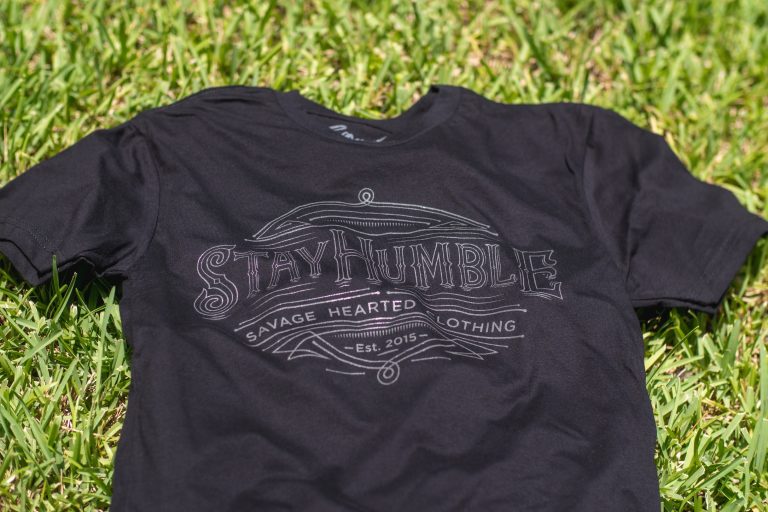 Stay Humble Black T Shirt