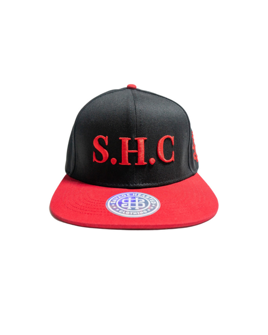 S.H.C Red & Blk -Snapback