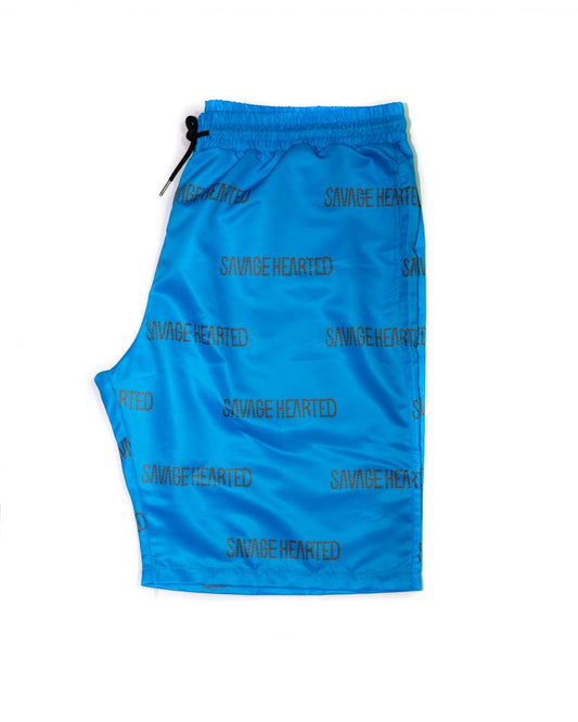 Savage Hearted Gold Links Shorts