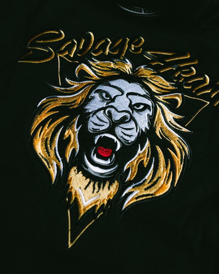 Embroidered Lion – Hoodie