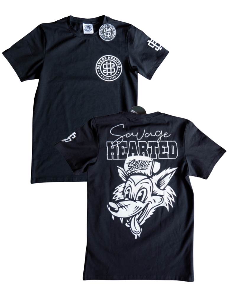 Savage Hearted – Glow in the Dark Premium Logo T Shirt