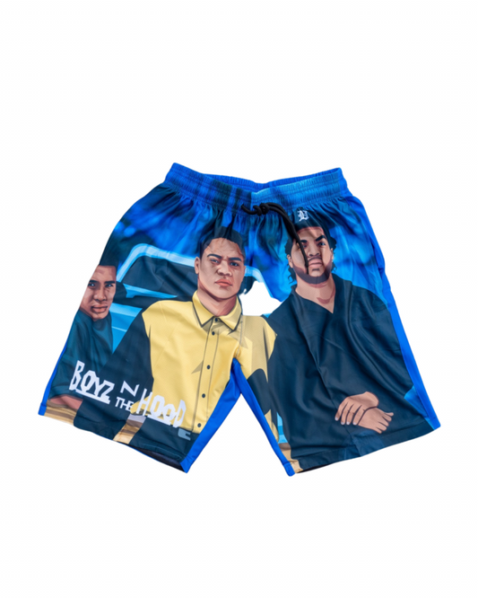 Boyz in the hood art Mesh shorts