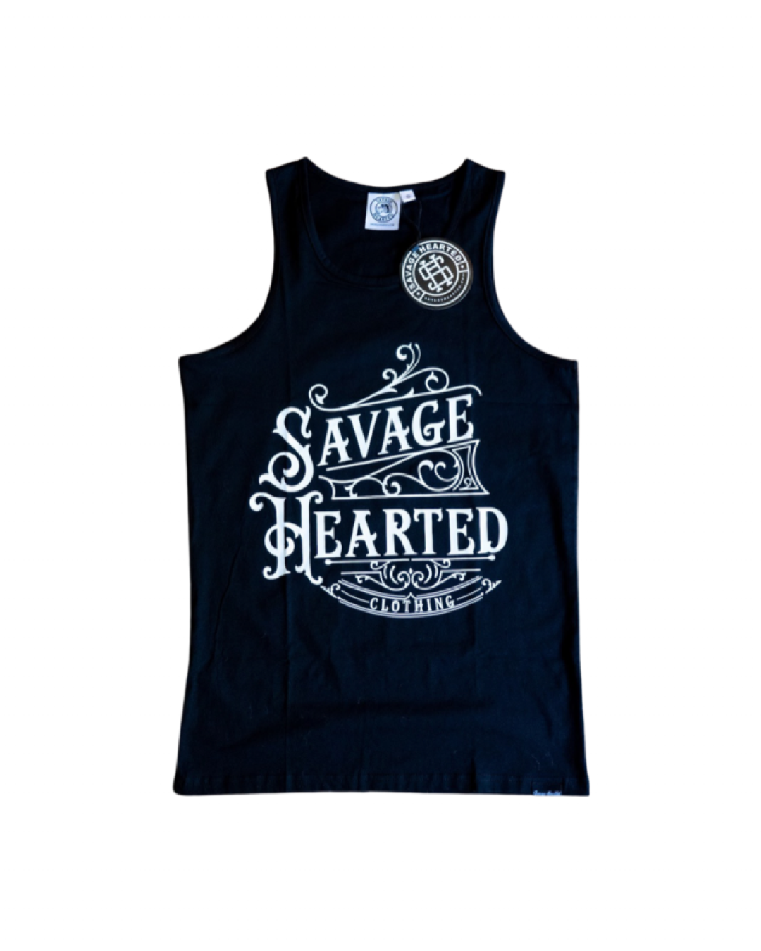 Savage Hearted Tank Top -Glow in the Dark